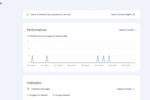 Search Console affiche un nouveau signal de performance sans explication officielle